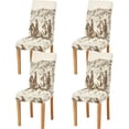 thumbnail image 1 of Dining Chair Covers Western Desert Cowboy Chair Slipcovers Washable Removable Chair Cover Protector for Home, Restaurant, Hotel, Ceremony, Banquet Wedding Party 4PCS, 1 of 6