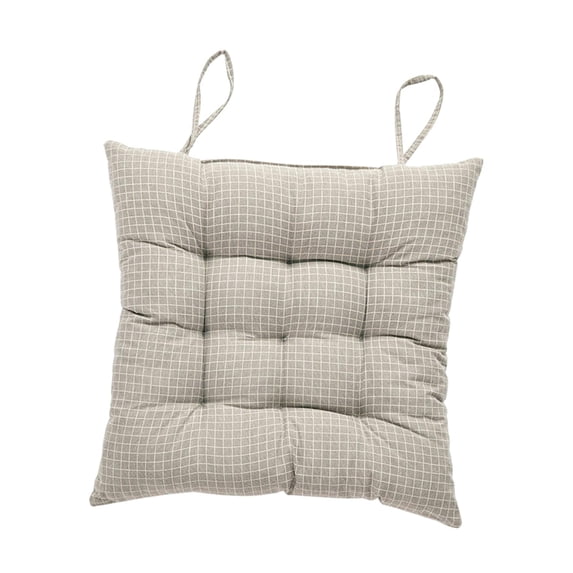 Dining Chair Cushion Pad Seat Pad Non Slip Soft Comfortable Window Pad Floor Pillow Seat Padding for Dining Room Yoga Bedroom Light Gray