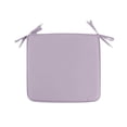 thumbnail image 1 of Dining Chair Cushion with Ties, 15.75 in Square Soft Non Slip Seat Pad for Kitchen Office Home Chair, Light Gray, 1 of 5