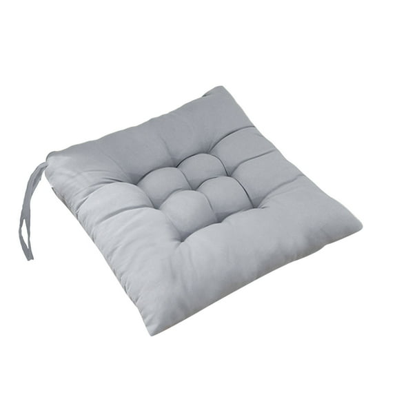 Chair Cushions for Dining Chairs Tufted Memory Foam Kitchen Seat Cushions with Ties for Indoor Dining 146” X 146” Chair Pads for Enhanced Comfort and Style