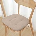thumbnail image 1 of Dining Chair Cushions With Ties, U Shaped Non Slip Seat Pads, Washable Memory Foam Kitchen Chair Pad For Dining Room, 1 of 3