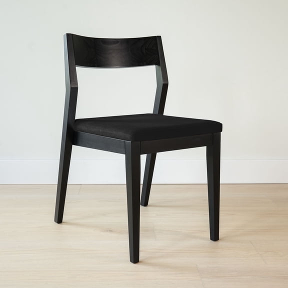 Dining Chair Frame (1 Pack), Black with Onyx Cushion