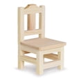 thumbnail image 1 of Dining Chair Miniature Wood for Dollhouses, Displays, Crafting, DIY - 3.5 Inches Tall, 1 of 3