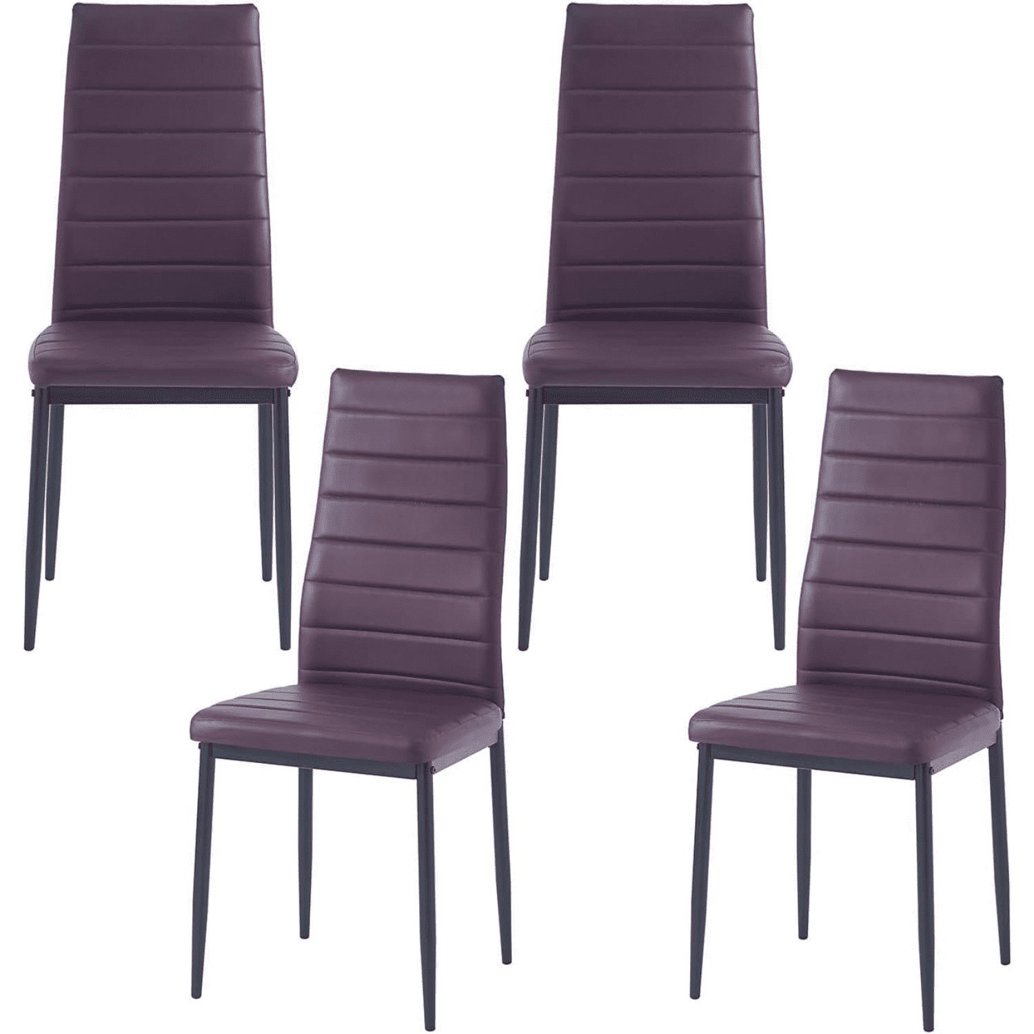Dining Chair Modern High Back Kitchen & Dining Room Chairs Set