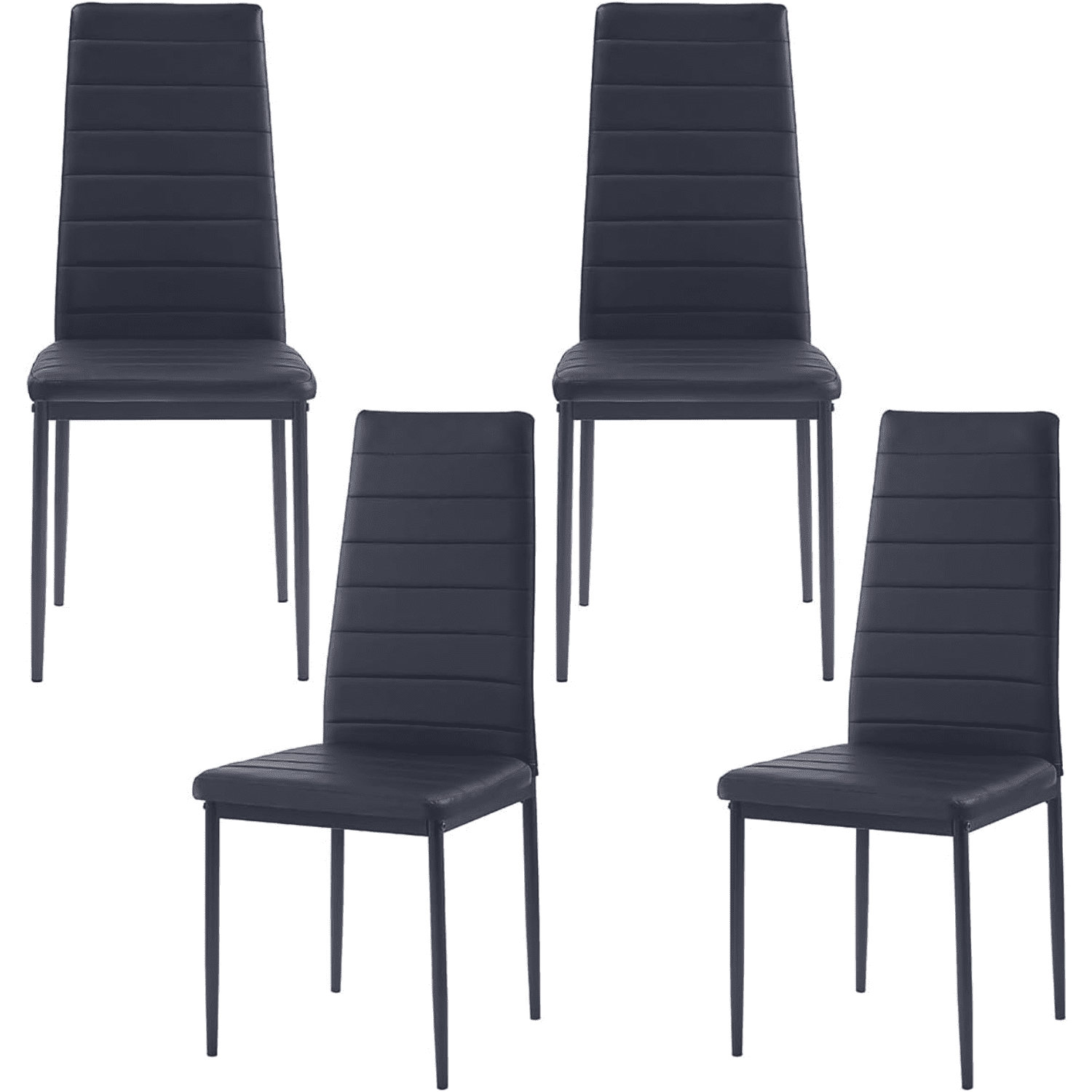 Dining Chair Modern High Back Kitchen & Dining Room Chairs Set