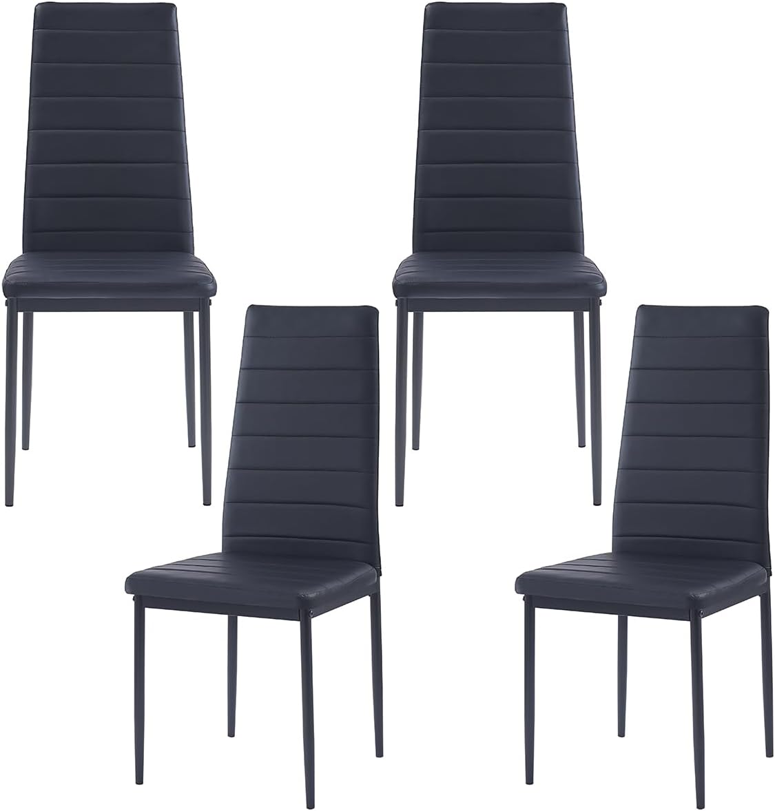 Dining Chair Modern High Back Kitchen & Dining Room Chairs Set