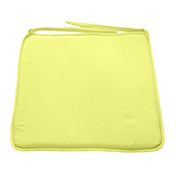 Dining Chair Pad Cozival 40X40cm Solid Color Sponge Seat Cushion - High-Density Foam Padding for Chairs - Decorative & Comfortable Dining Chair Pad - Simple Home Textile, Foam Seat Cushion, Yellow
