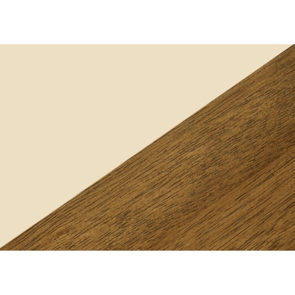 Dining Chair Pair | Versatile for Different Rooms | Oak and Cream Finish | High Weight Capacity per Chair