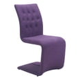 thumbnail image 1 of Dining Chair Purple (Set of 2) - Polyblend Powder Coated Metal, 1 of 4