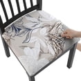 thumbnail image 1 of Dining Chair Seat Covers Set of 4, Stretch Printed Seat Covers for Dining Room Chairs, Soft Removable Chair Seat Protector Seat Cushion Slipcovers for Kitchen, Office, 1 of 6