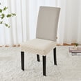 thumbnail image 1 of Dining Chair Seat Covers - Stretch Jacquard Kitchen Chair Covers Washable, Removable Dining Room Chair Slipcover Seat Protector Covers, 1 of 4