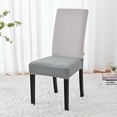 thumbnail image 1 of Dining Chair Seat Covers - Stretch Jacquard Kitchen Chair Covers Washable, Removable Dining Room Chair Slipcover Seat Protector Covers, 1 of 4