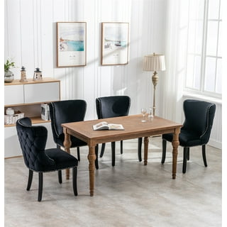 Teal Upholstered Dining Chairs in Shop by Material Walmart