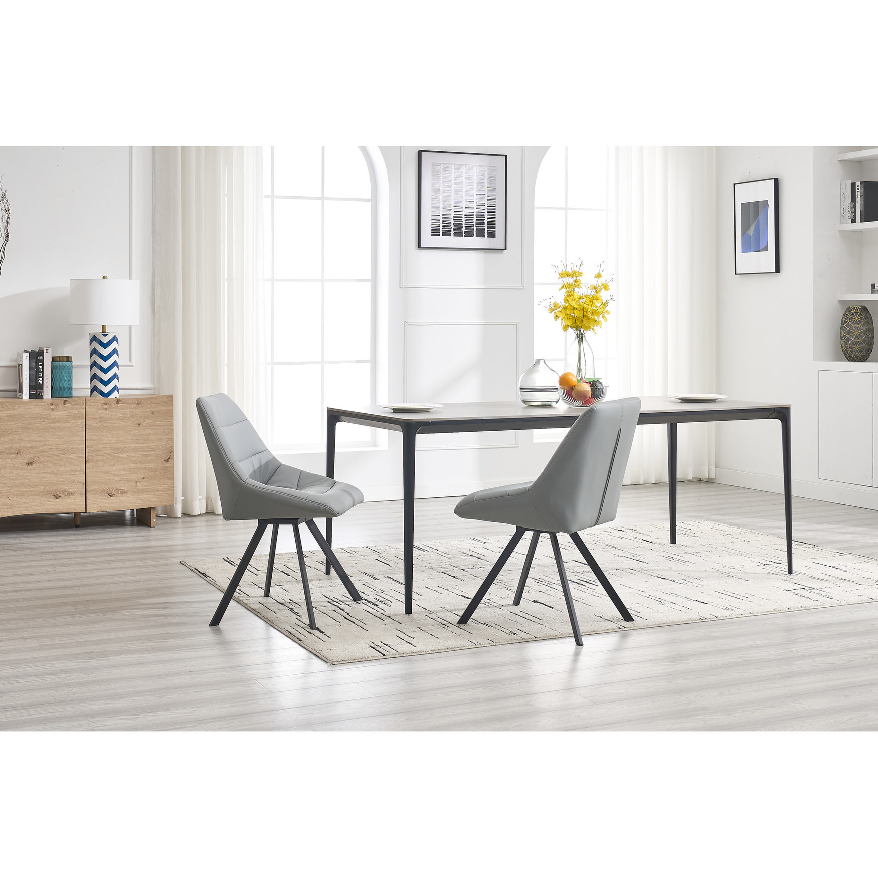 Dining Chair Set | Make Dining Room Cozy | Soft Look and Feel with ...
