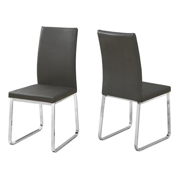 Monarch Dining Chair, Set Of 2, Side, Upholstered, Kitchen, Dining Room