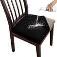 thumbnail image 1 of Dining Chair Set Seat Pads for Kitchen Room Chairs Comfortable Supportive Foam Covers Protector Non- Tie Design, 36 cmx48 cm, Black, 1 of 9