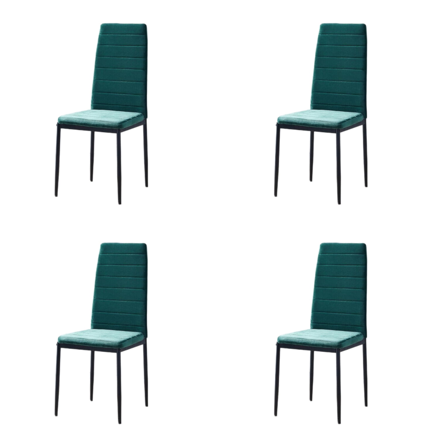 ROZHOME Small Room Dining Chair Set of 4, Modern Kitchen Chairs with ...