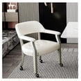 Dining Chair with Casters, Captain's Chairs with Sets Chairs