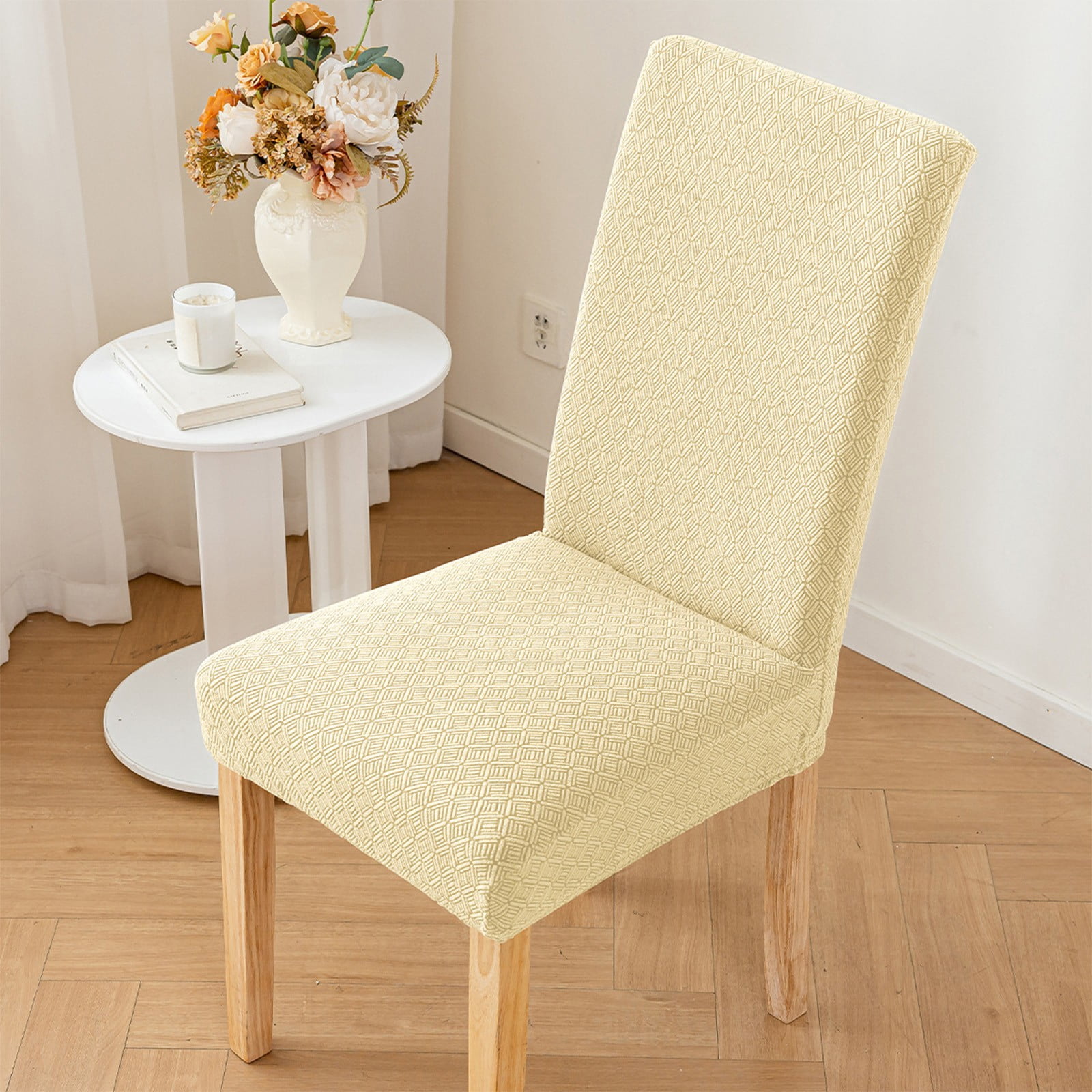 Dining Chairs Cover,Dining Room Chair Cover Stretch Seat Cover,Parsons ...