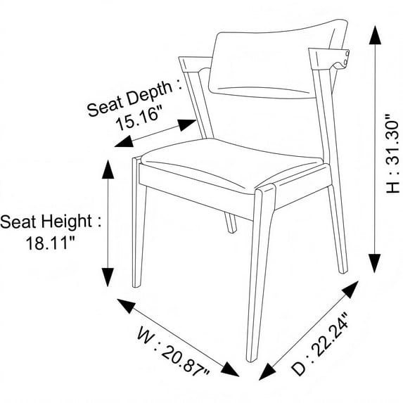 Dining Chairs Edwin Light Gray Fabric Dining Chair (Set Of 2),Fabric Dining Chairs