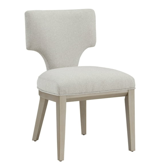 Dining Chairs Ivory and Champagne Side Chair with Padded Seat (Set of 2),Dining Room Seating