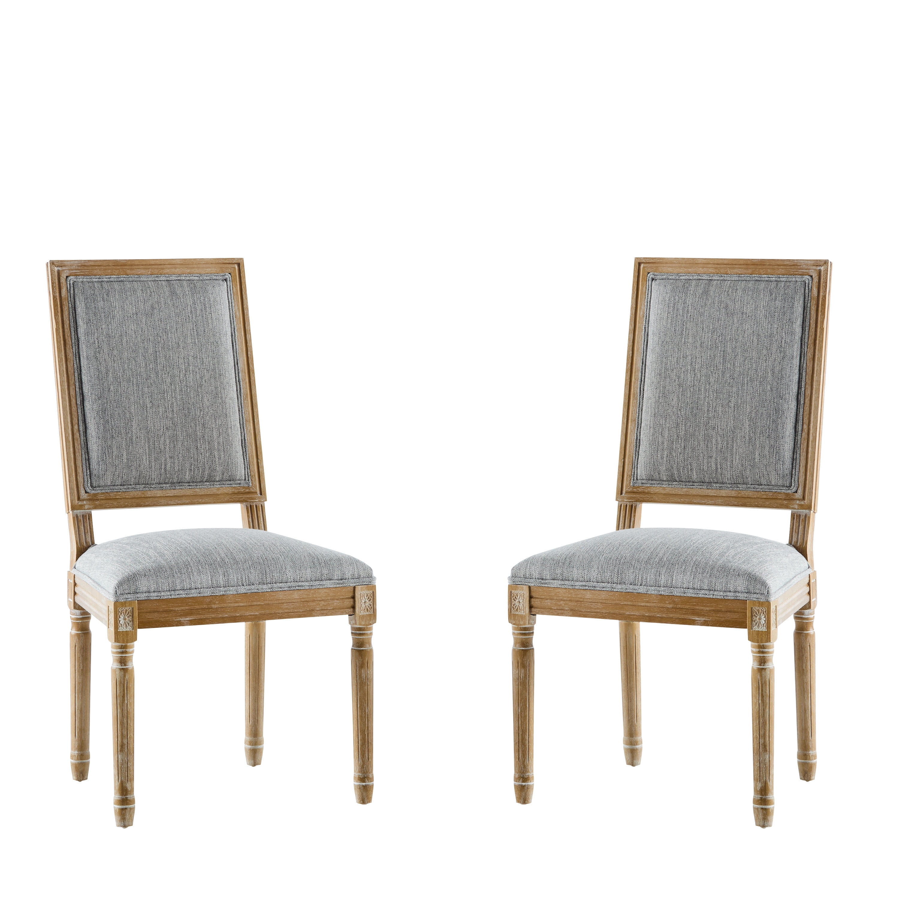 Dining Chairs [Set of 2] French Country Dining Chairs - Elegant Cane ...