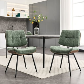 Eiffel Chair Walnut Legs 2xhome Set Of Teal Plastic Side Black