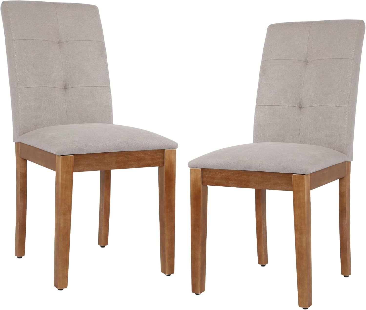 Dining Chairs Set of 2 Modern Upholstered Fabric Dining Room Chairs