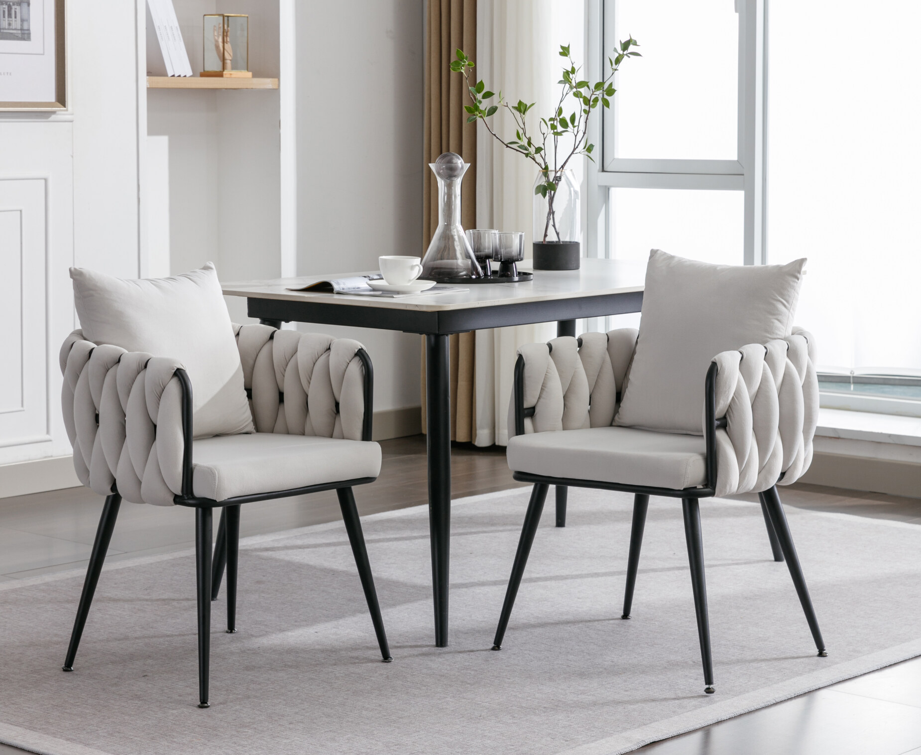 Pillows on dining room chairs 2025
