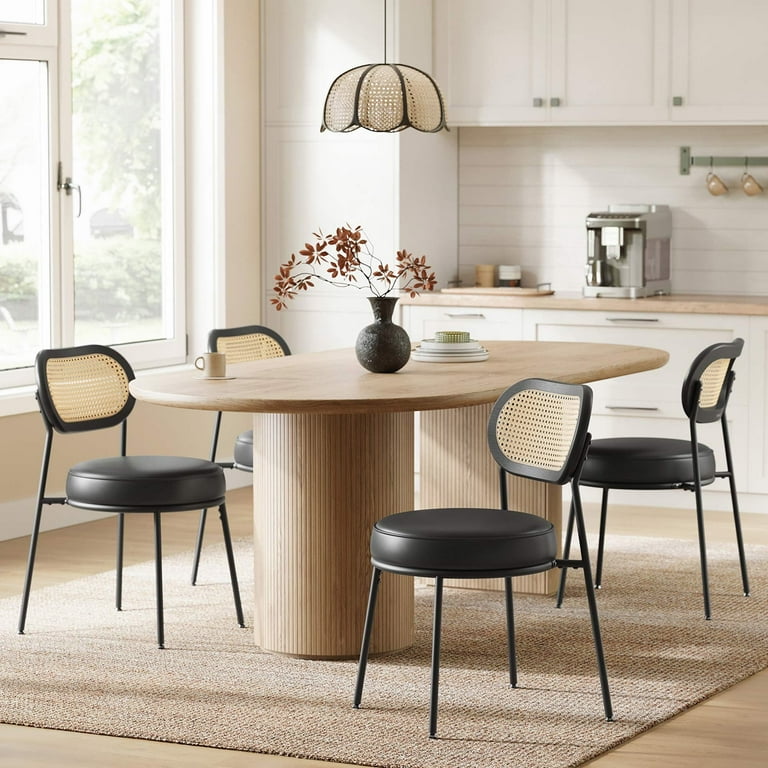 Kitchen Chairs Bohemian Dining Room Chairs Ubuy Farmhouse Rattan