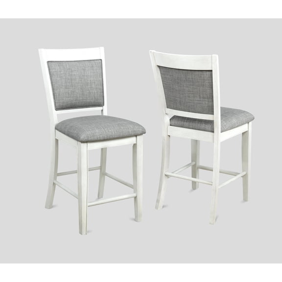 Dining Chairs Set | Farmhouse Design for Modern Dining Areas | Tapered Legs and Footrest | Easy Assembly for Convenience