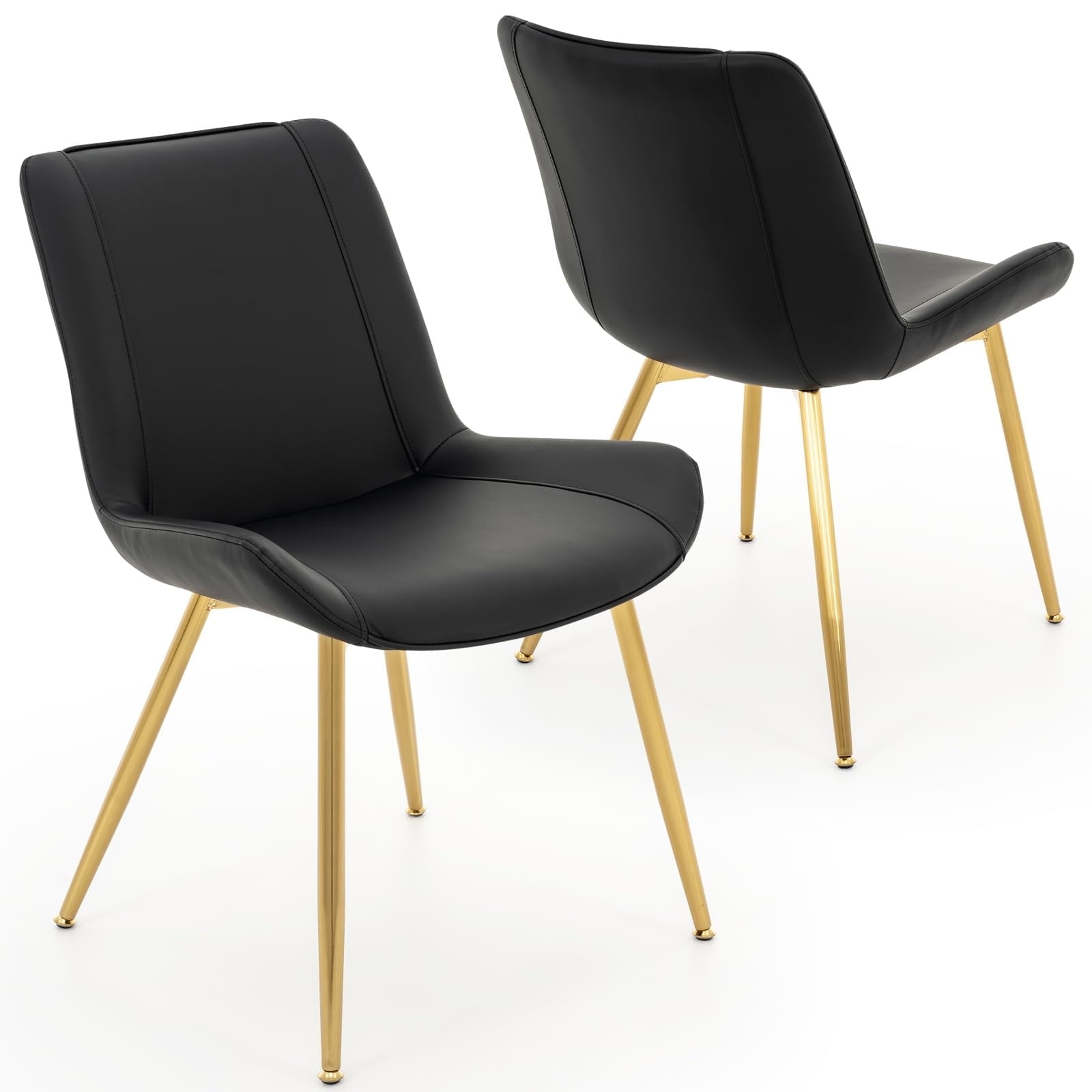 ダイニングチェア 1CREW CHAIR | CUSTOM | MEDIUM Gymax Set of 4 Upholstered Mid Century Dining Chairs