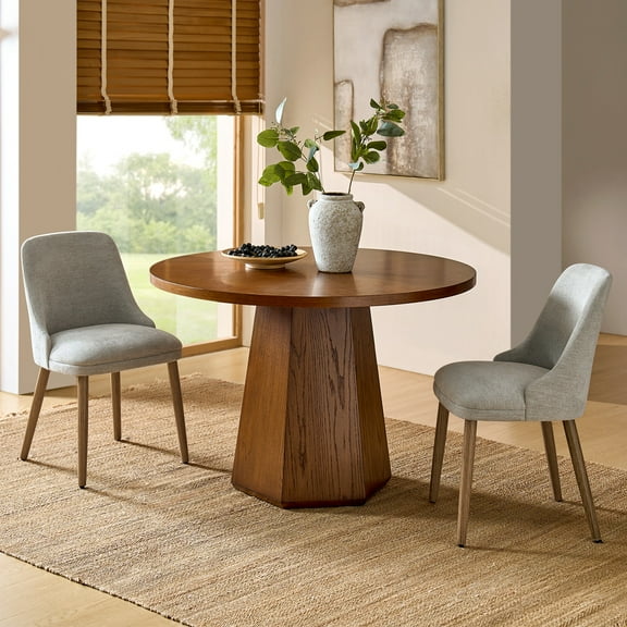 Dining Chairs Set of 2 Velvet Upholstered Side Chairs Solid Wood Legs Home Kitchen Grey