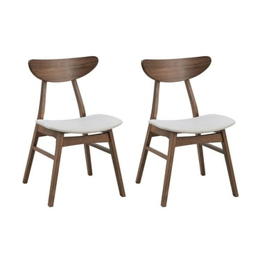 Dining Chairs Set of 2, Wooden Kitchen Chairs, Dining Room Chairs for Dining Room,Living Room,Restaurant, Walnut