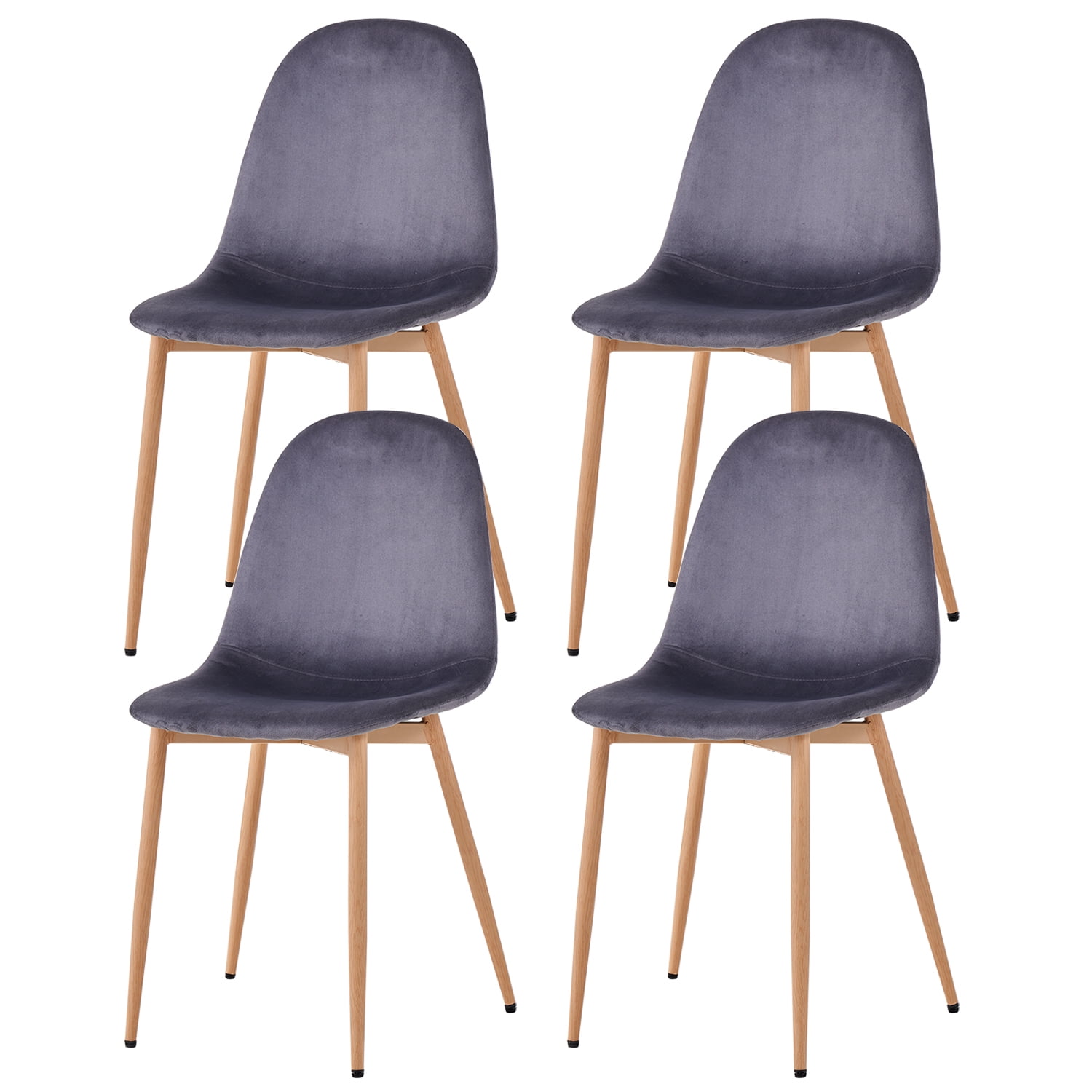 Dining Chairs Set of 4,MidCentury Modern Upholstered Dining Chairs