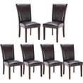 thumbnail image 1 of Dining Chairs Set of Parsons Style Linen   Chairs with  Back  for Round Kitchen Table or Small Dining Room Comfortable &; Stylish, 1 of 6
