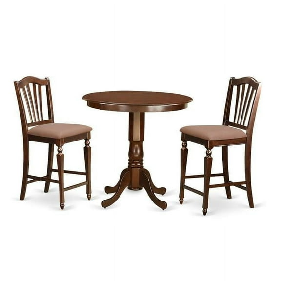 Dining Counter Height Kitchen Table & 2 Stool, Jackson
