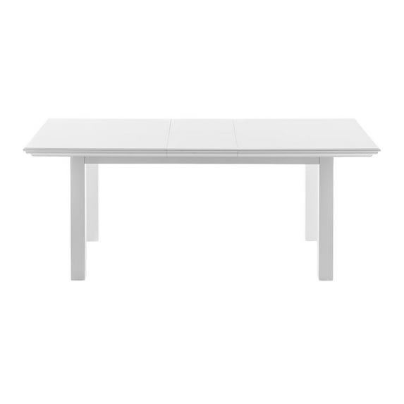 NovaSolo Halifax Dining Table with Extension in Pure White