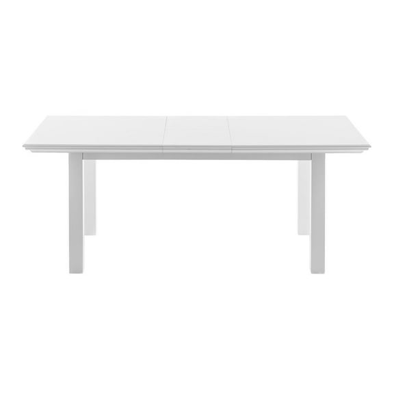 NovaSolo Halifax Dining Table with Extension in Pure White