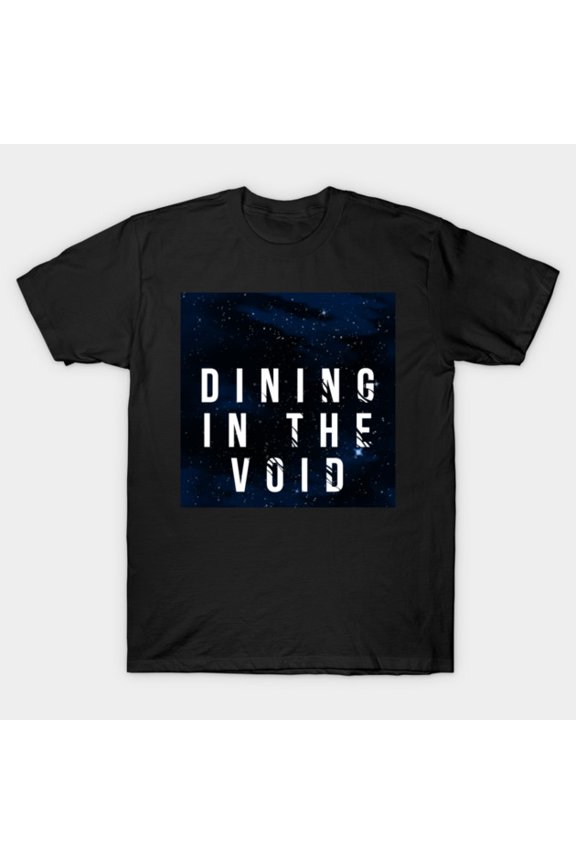 Dining In The Void Logo Sci-Fi Podcast Aesthetic Gear Unisex T-Shirt, for men & women, up to size 5XL