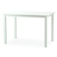 thumbnail image 1 of Dining Kitchen Modern Wooden Rectangular Table in White Finish, 1 of 6