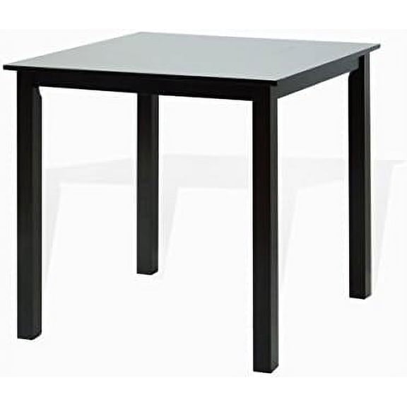 Dining Kitchen Square Table Classic Modern Wooden Black Espresso Finish$$Furniture