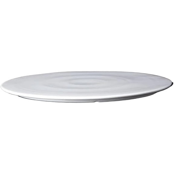Dining Plates White Ceramic Steak Plate Sushi Cake Dessert Flat Plate Characteristic Hotel Restaurant Dinner Plate Round Western Food Plate Ceramic Dinner Plates，9 Inches