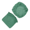 thumbnail image 1 of Dining Room Chair Cover, Office Chair Cover, Dustproof Back Cover Stretch Washable Chair Seat Protector, for Kitchen Home Party Restaurant Green, 1 of 8