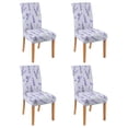 thumbnail image 1 of Dining Room Chair Covers 4pcs Stretch Dining Chair Cover Removable Washable Kitchen Chair Slipcovers for Home Party Hotel Wedding Ceremony, Universal Size (lavender Purple), 1 of 7