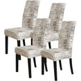thumbnail image 1 of Dining Room Chair Covers for Dining Room Set of 4,Stretch Dining Chair Cover for Dining Room Kitchen Washable Removable(4Pack,Printed Geometric Pattern), 1 of 6