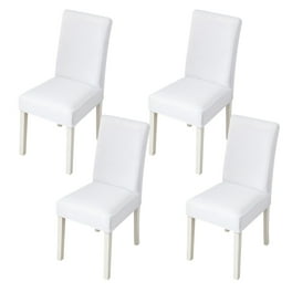 Unique Bargains Bar Stool Covers Counter Height Side Chair Slipcover Black 4 Pcs Walmart