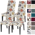thumbnail image 1 of Dining Room Chair Covers Slipcovers Set of 4, Spandex Super Fit Stretch Removable Washable Kitchen Parsons Chair Covers Protector for Dining Room,Hotel,Ceremony, 1 of 6