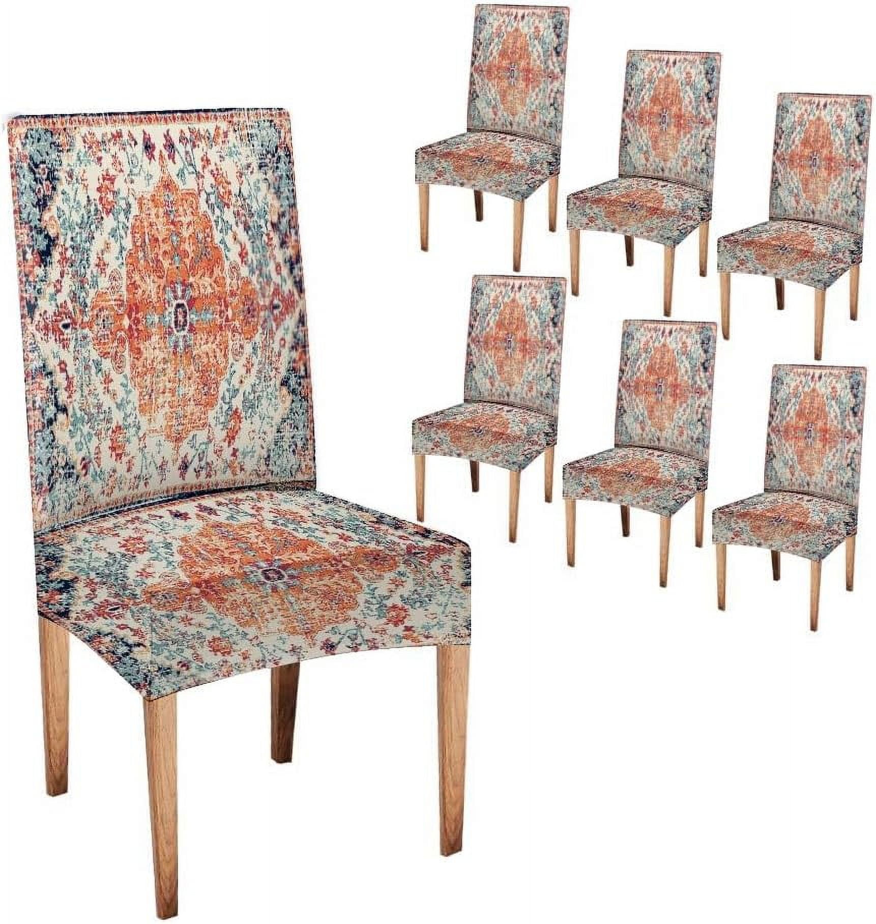 Dining Room Chair Covers Slipcovers Set of 6 Stretch Parson Chair