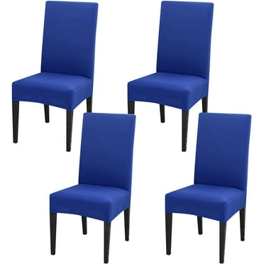 Dining Room Chair Covers Slipcovers Set of 4, Spandex Super Fit Stretch Removable Washable Kitchen Parsons Chair Covers Protector